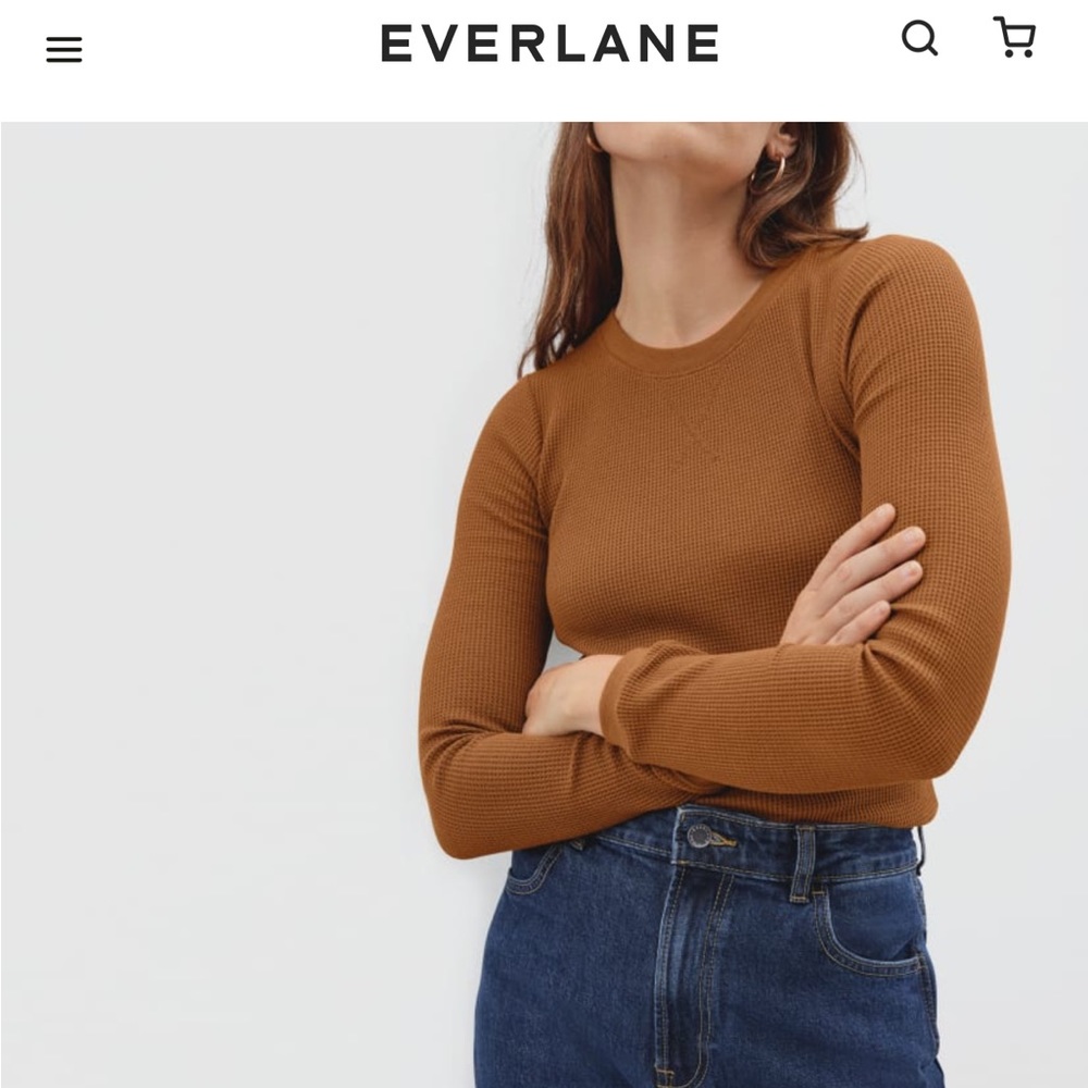 Everlane Organic Cotton Waffle Tee